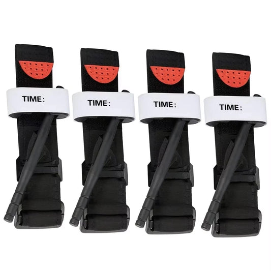 4 pcs Tactical survival combat tourniquet, 75/95cm rotating tourniquet, medical emergency belt for outdoor Peaceful Pleasures Health and Wellness