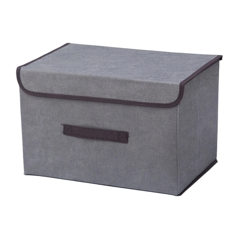 Home Fabric Storage Box Foldable Clothing Dustproof Organizing Large