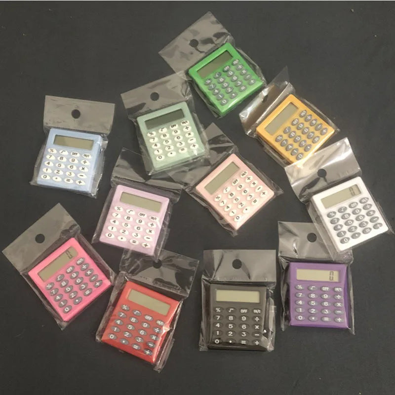 Cute Silent Calculator Mini Version Learning Auxiliary Small Portable Calculator Back To School Supplies Students/Finance Peaceful Pleasures Health and Wellness