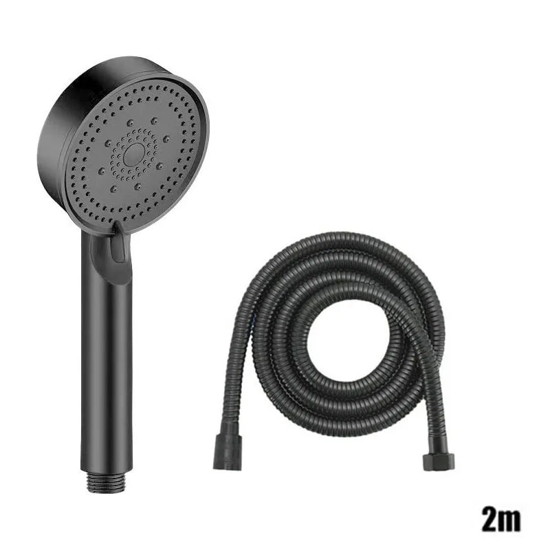 5-Mode Handheld Shower Head | Universal Fit, ABS & Silicone