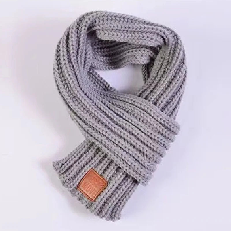 Kids Scarf Boys Girls Baby Winter Warm Scarf Knit Shawl Scarves Children Neck Collar Neckerchief Keep Warm Accessories Peaceful Pleasures Health and Wellness