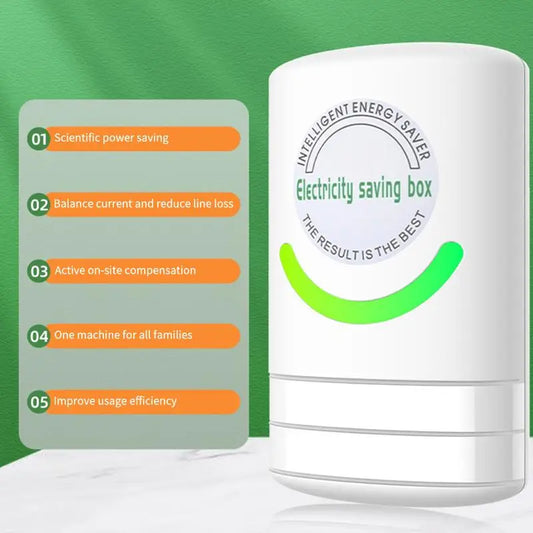 Home Office Energy Saving US Plug Stable Voltage Electricity Save Box Electricity Energy Saver Pro Power Save For Office Kitchen Peaceful Pleasures Health and Wellness