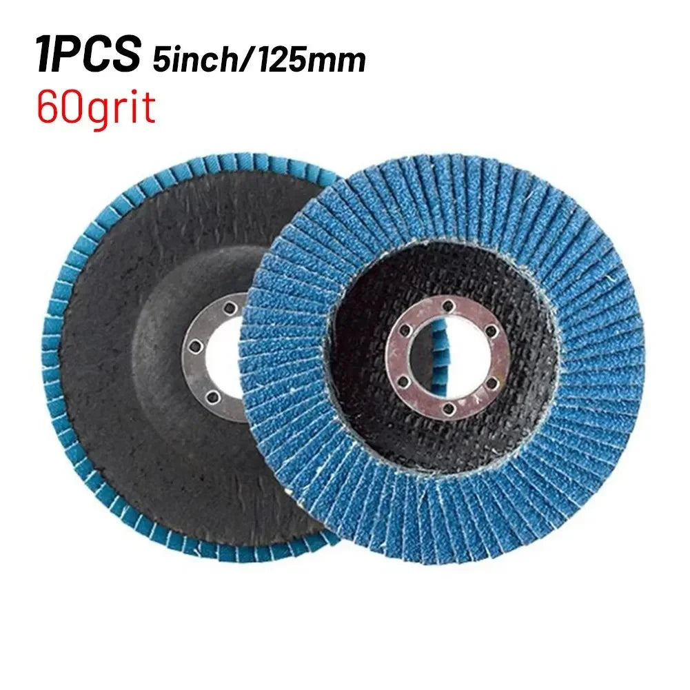 5" 125mm Zirconia Flap Sanding Discs – 40/60/80/120 Grit Flap Sanding Disc Peaceful Pleasures Health and Wellness