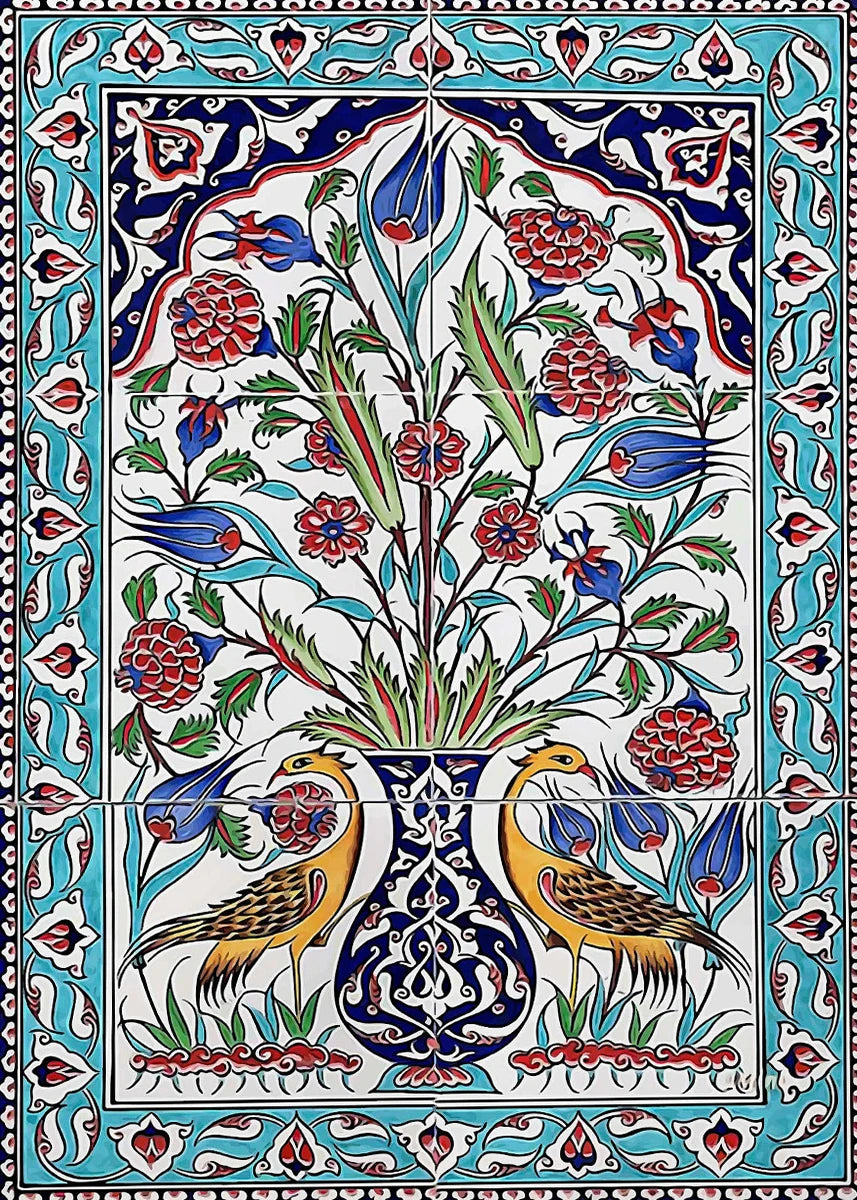 Retro Hindu Abstract Pattern Posters and Prints Religious Art Canvas Painting Wall Art Pictures Home Bar Room Decoration Peaceful Pleasures Health and Wellness E0305-3 20x30cm
