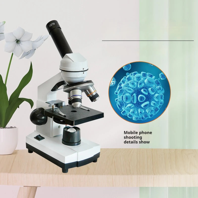 Professional Microscope Children's Optics and Biological Science Experiment Peaceful Pleasures Health and Wellness