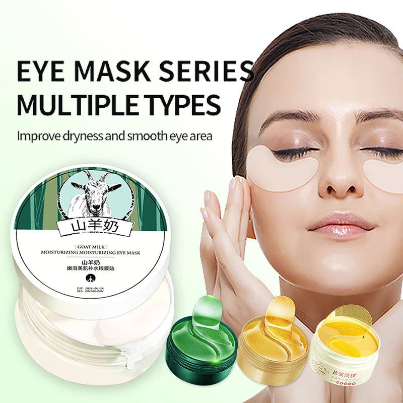 60pc Gold Collagen Eye Mask – Dark Circles & Anti-Aging Patches