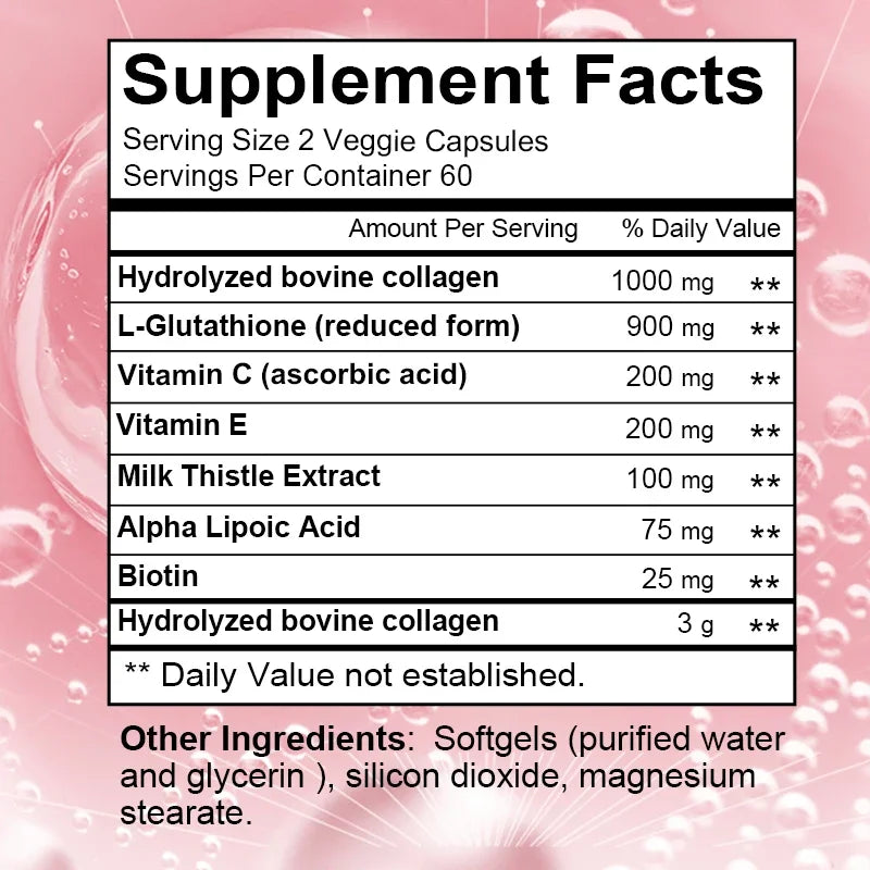 Daitea Hydrolyzed Collagen Capsules – Skin, Hair, Nails & Joints