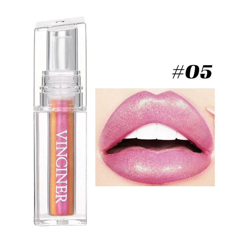 7 magical lip glosses, plump moisturizing and color-changing lip gloss, non-distorted aurora colorful lip gloss Peaceful Pleasures Health and Wellness 05