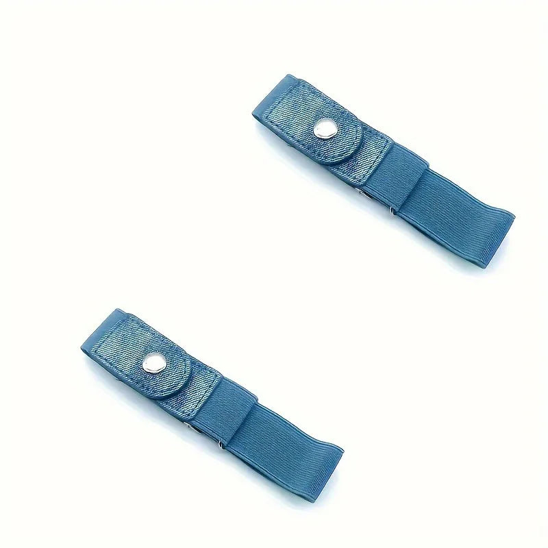 2-Pack No Buckle Elastic Belt Unisex | Invisible Stretch Belt
