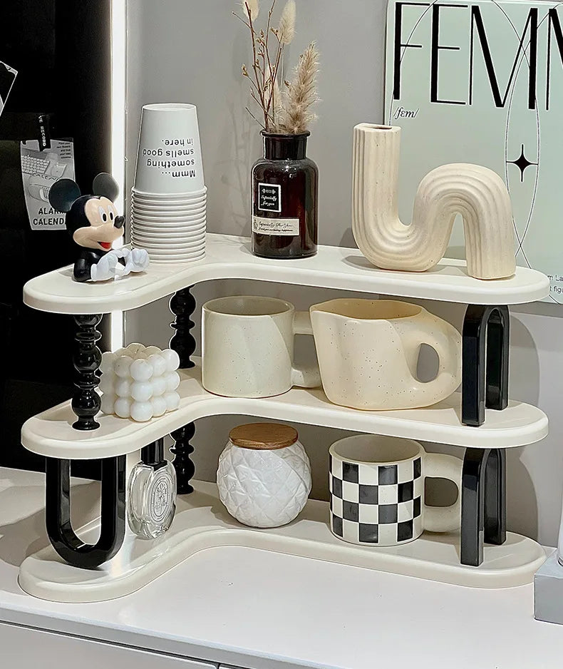 Multifunctional Cup Storage Rack Drip Drying Rack for Mugs Glass Tea Cup Corner Holder Stand for Home Kitchen Peaceful Pleasures Health and Wellness