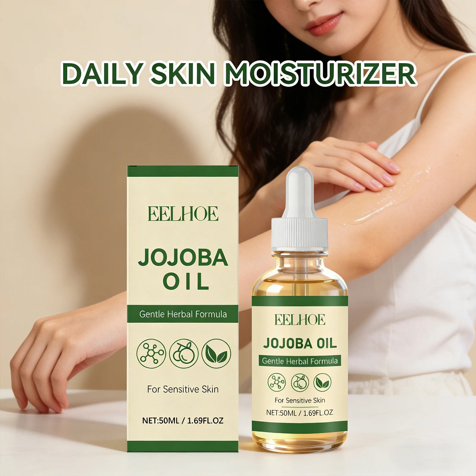 Herbal Essential Oil Nourishing Softening Skin Improve Elasticity Smoothing Hair Reducing Frizz Moisturizing Massage Jojoba Oils Peaceful Pleasures Health and Wellness