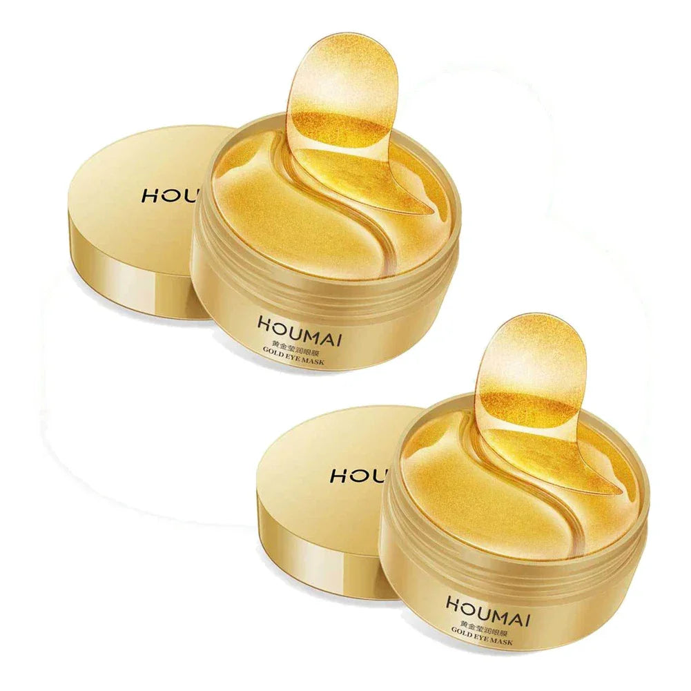 24K Gold Eye Gel Pads – Collagen & Hyaluronic Acid Eye Mask Eye Care Peaceful Pleasures Health and Wellness 2 BOXES