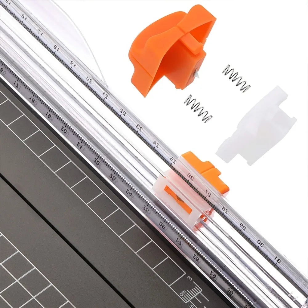 A4 Paper Cutter 12 Inch Precision Paper Trimmer with Hidden Safety Blade for Photo Scrapbook Office School Home DIY Craft Tool Peaceful Pleasures Health and Wellness
