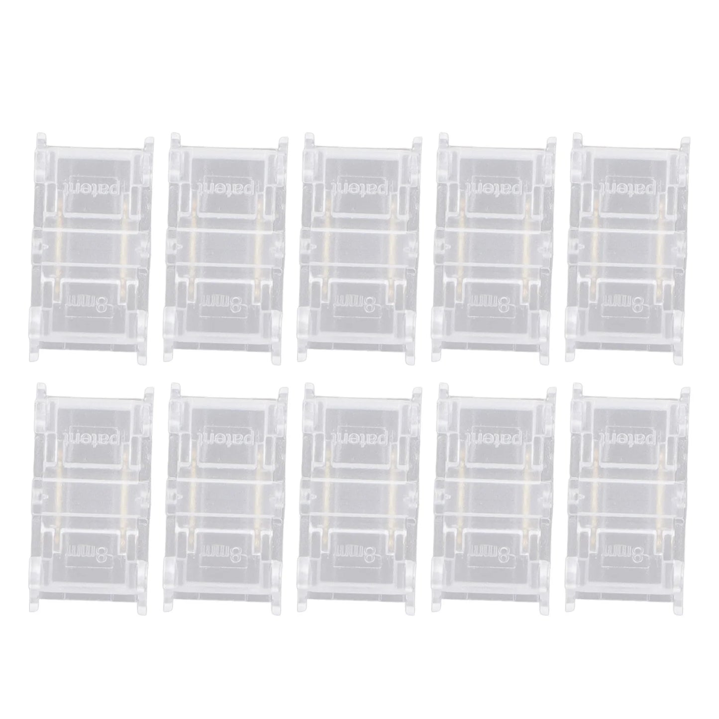 LED Light Strip Connectors 2Pin LED Strip Connectors Wide Applications Solderless Strong for Warehouse Peaceful Pleasures Health and Wellness