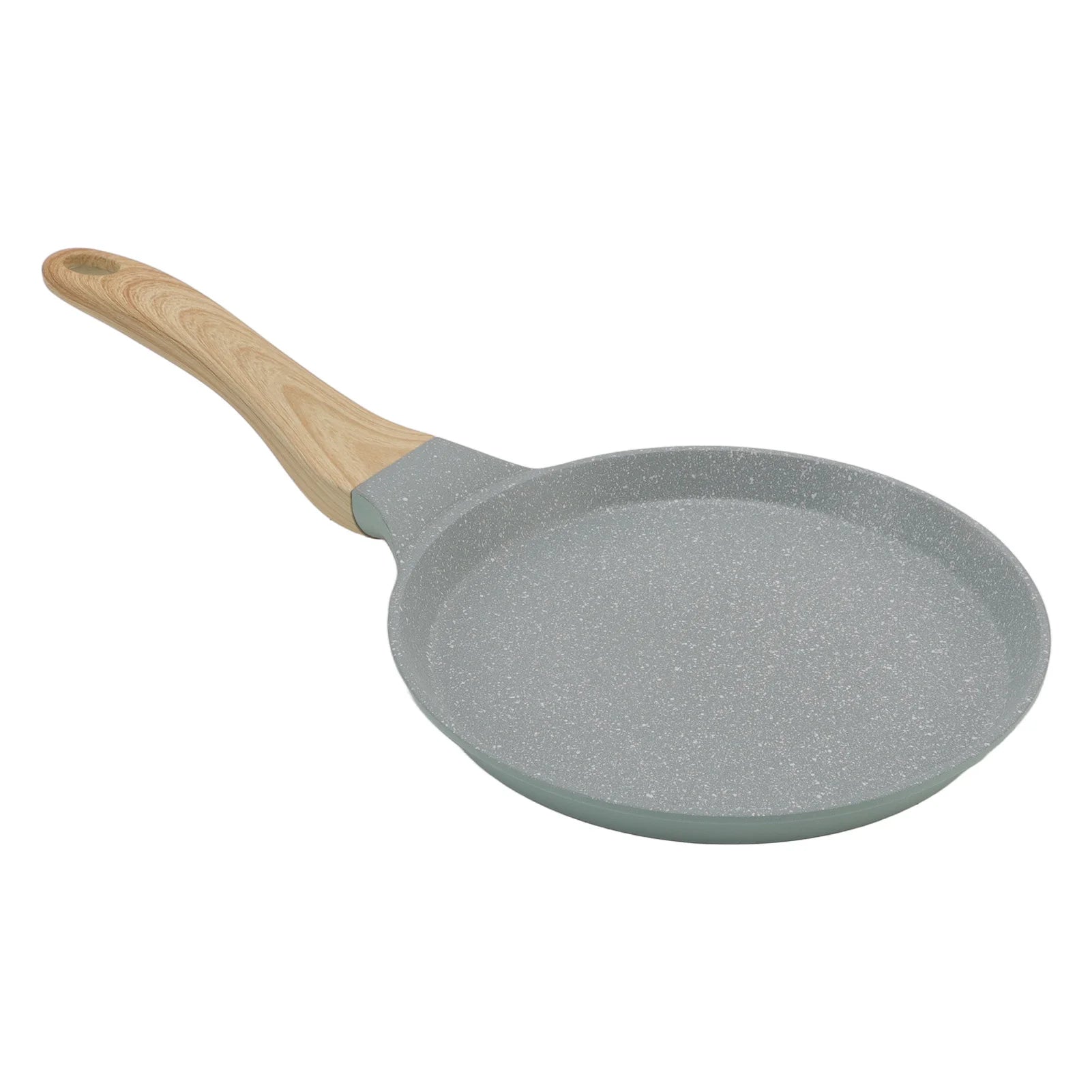 Breakfast Frying Pan Frying Pan Lightweight Aluminum Alloy Easy To Clean with Ergonomic Handle for Kitchen Peaceful Pleasures Health and Wellness 20CM
