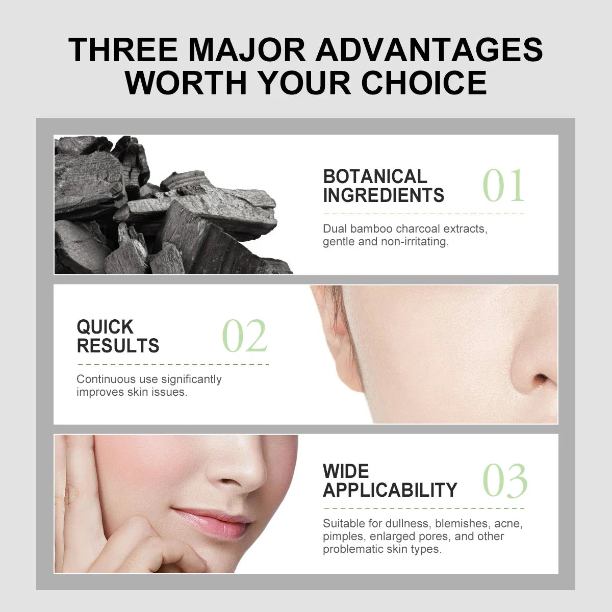 AUQUEST Bamboo Charcoal Face Serum – Oil Control & Pore Refining