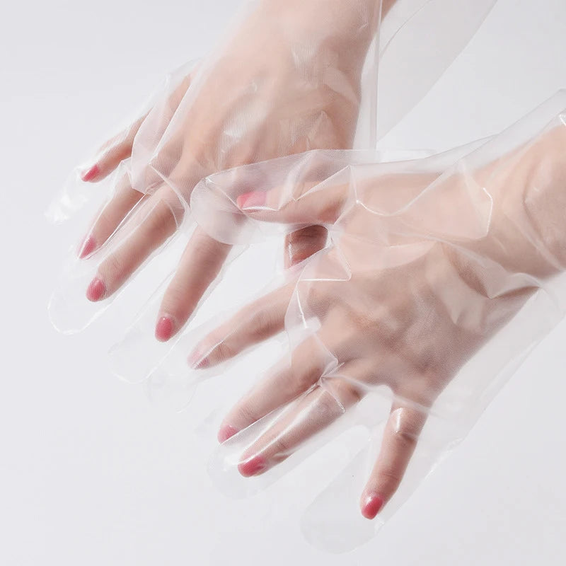 10-Pack Extended CPE Disposable Gloves – Food Grade, Non-Slip Disposable Cleaning Gloves Peaceful Pleasures Health and Wellness