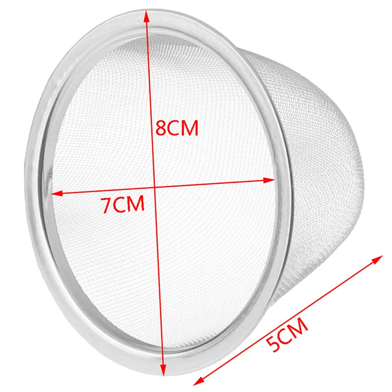 Reusable Stainless Steel Mesh Tea Infuser Strainer | 5–8cm