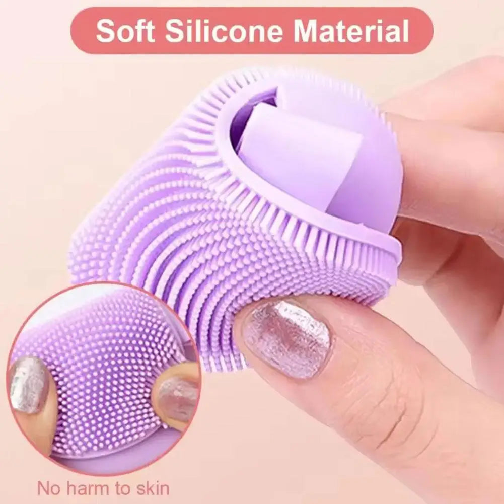 Silicone Facial Cleansing Brush 2-Pack | Finger-Fit Exfoliator