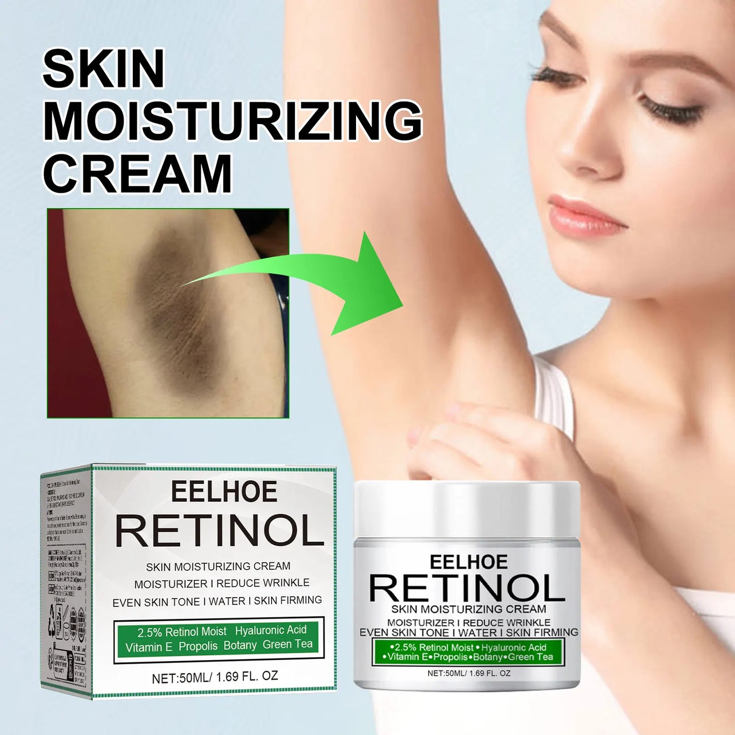 EELHOE Retinol Body Cream – Anti-Aging, Whitening & Firming Retinol Body Cream Peaceful Pleasures Health and Wellness