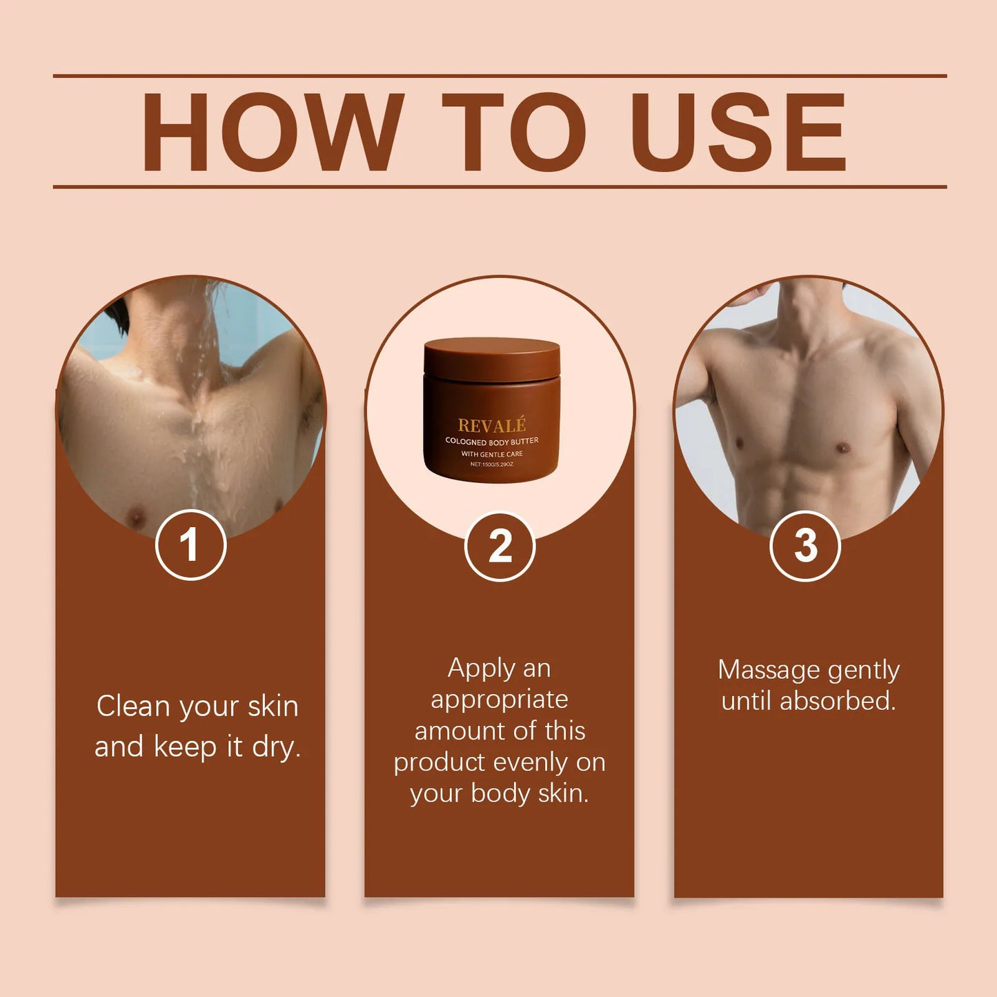 Sandalwood Men Body Cream Hydrate Rough Skin Refresh Body Repair Dryness Men First Choice Daily Use Non Greasy Body Moisturizer Peaceful Pleasures Health and Wellness