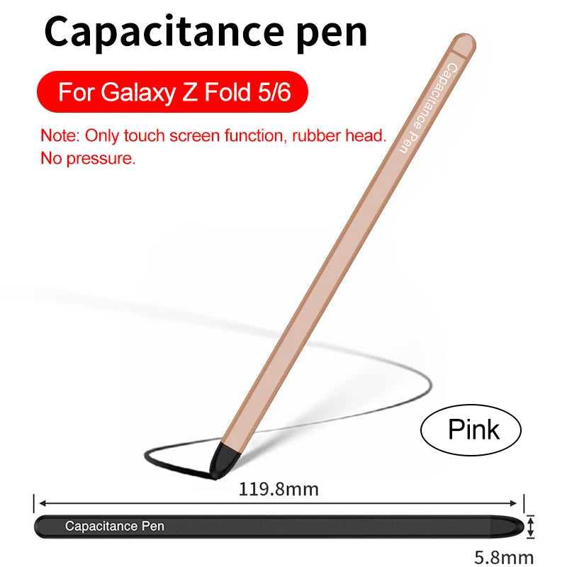 Stylus Pen For Samsung Galaxy fold 6 s pen Touch Pencil Galaxy fold 4 s pen Samsung For Touch Screen Universal Capacitive Pencil Peaceful Pleasures Health and Wellness Pink for Z F5 F6
