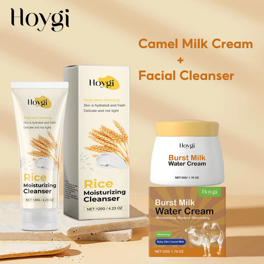 Camel Milk Face Cream Fade Dark Spots Remover Pigmentation Improve Acne Even Skin Tone Cleansing Pores Facial Brightening Cream Peaceful Pleasures Health and Wellness