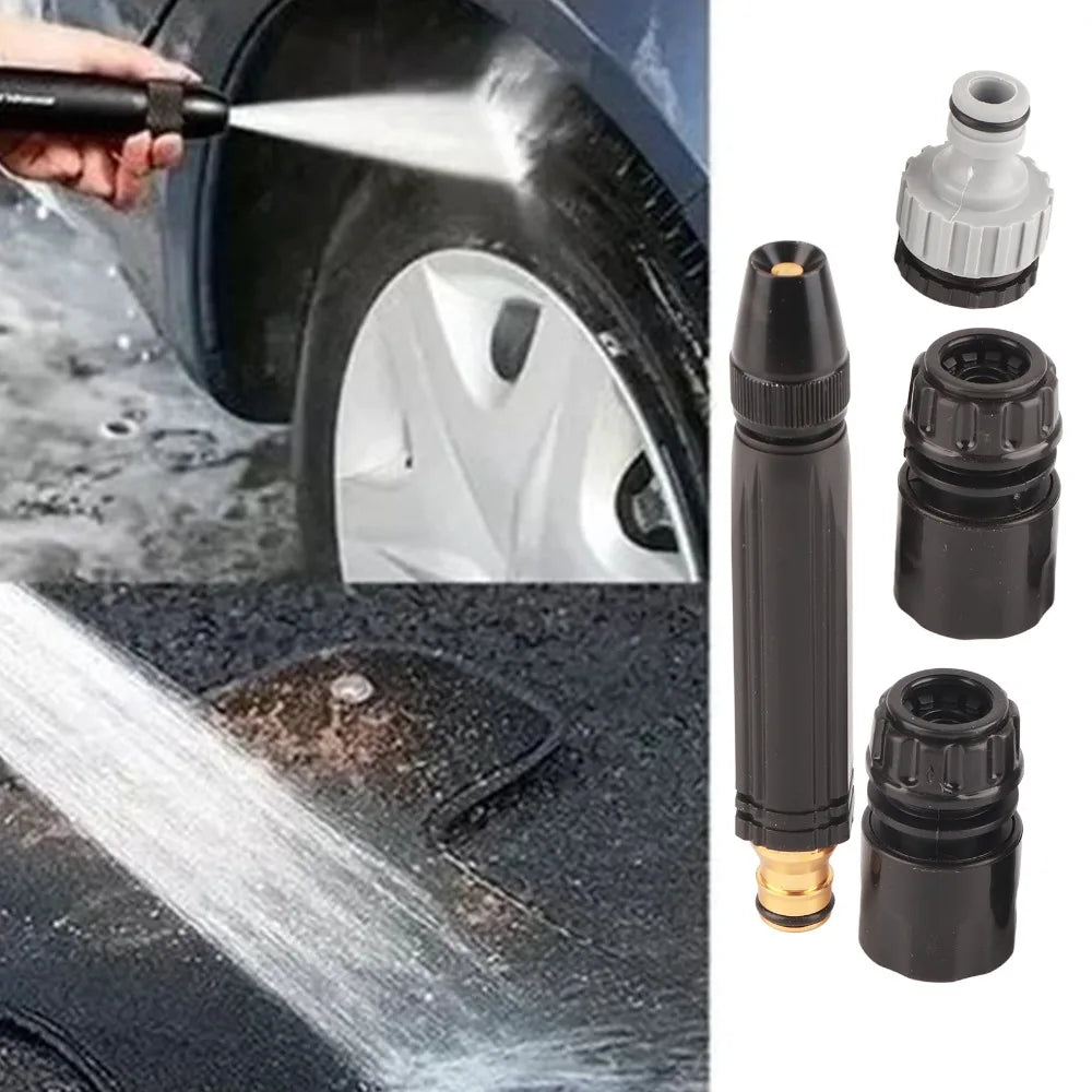 G1/2 Adjustable Spray Hose Nozzle & Quick Connector Set
