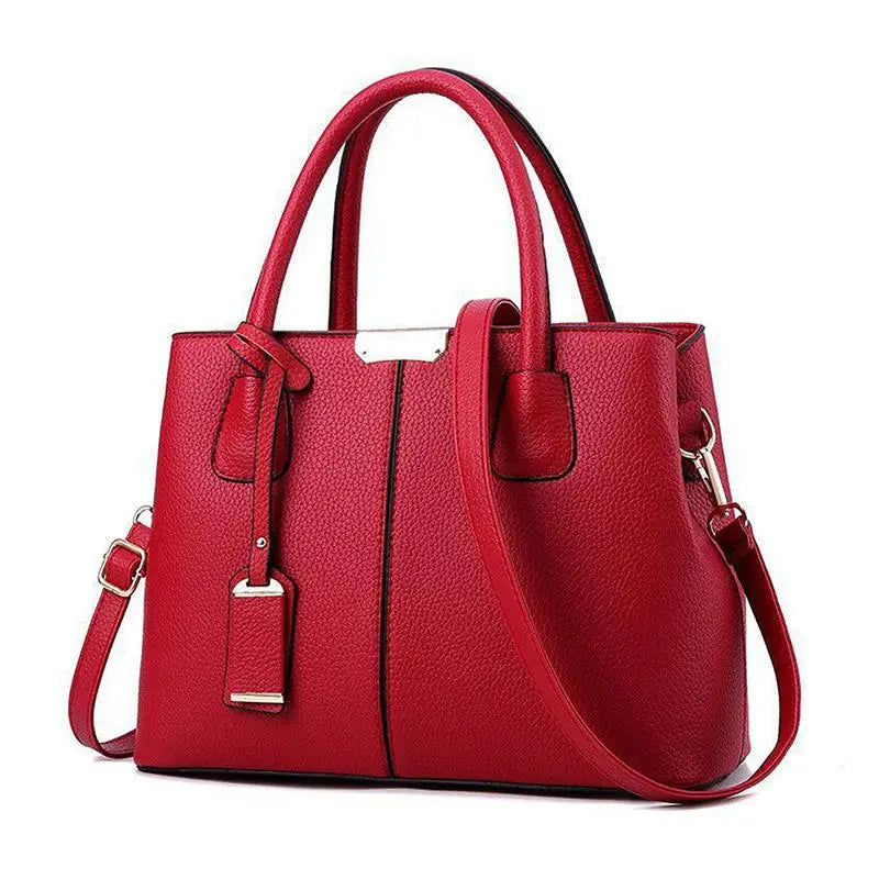 JETTING Women's PU Leather Tote Shoulder & Crossbody Bag