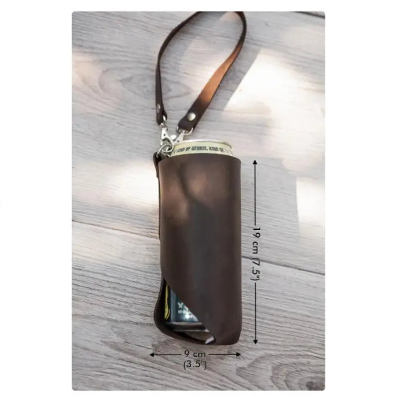PU Leather Water Bottle Holder with Belt Clip | Hands-Free Carry