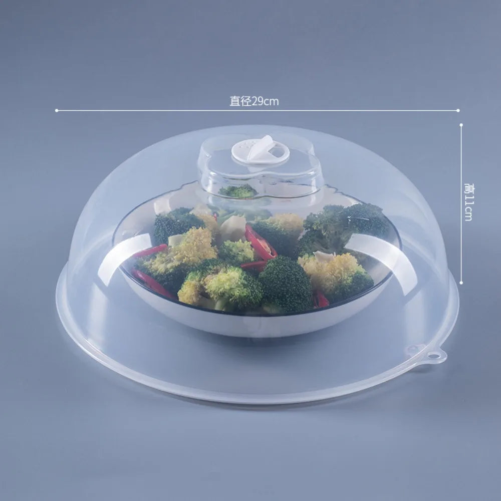 Transparent Microwave Splatter Cover | BPA-Free Dome Lid