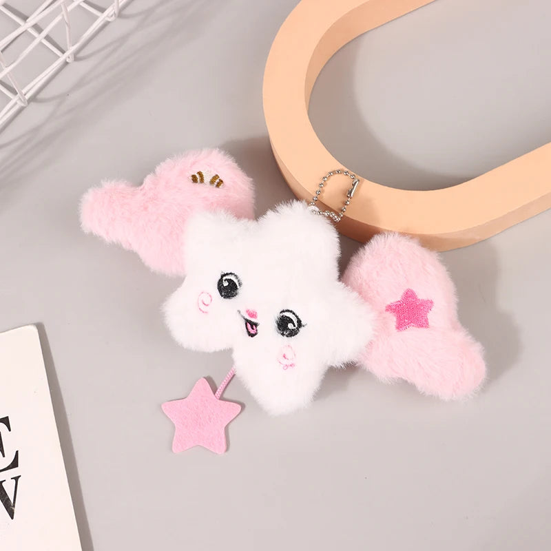 Plush Star Cartoon Keychain Pendant | Bag Charm & Gift