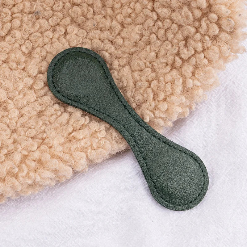 2/4pcs Magnetic Clip Sleeve Magnetic Buckle Shortening Artifact Anti Sweeping Magnetic Buckle for Leather Bookmark Book Lovers Peaceful Pleasures Health and Wellness 4pc green and random