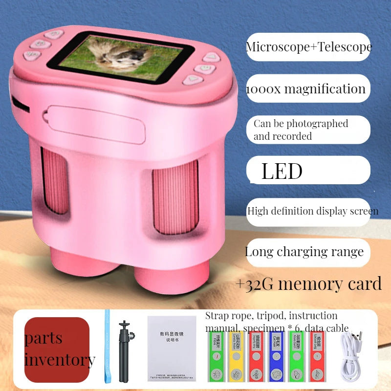 Handheld, Portable, with Screen and Photo Sharing Microscope, Children's Science, Students Can See Bacteria Peaceful Pleasures Health and Wellness 6