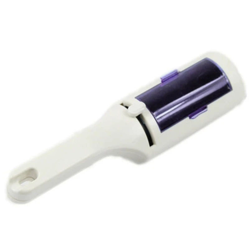 Electrostatic Static Clothing Dust Pets Hair Cleaner Remover Brush Suction Sweeper for Home Office Travel Cleaning Brushes Peaceful Pleasures Health and Wellness WHITE