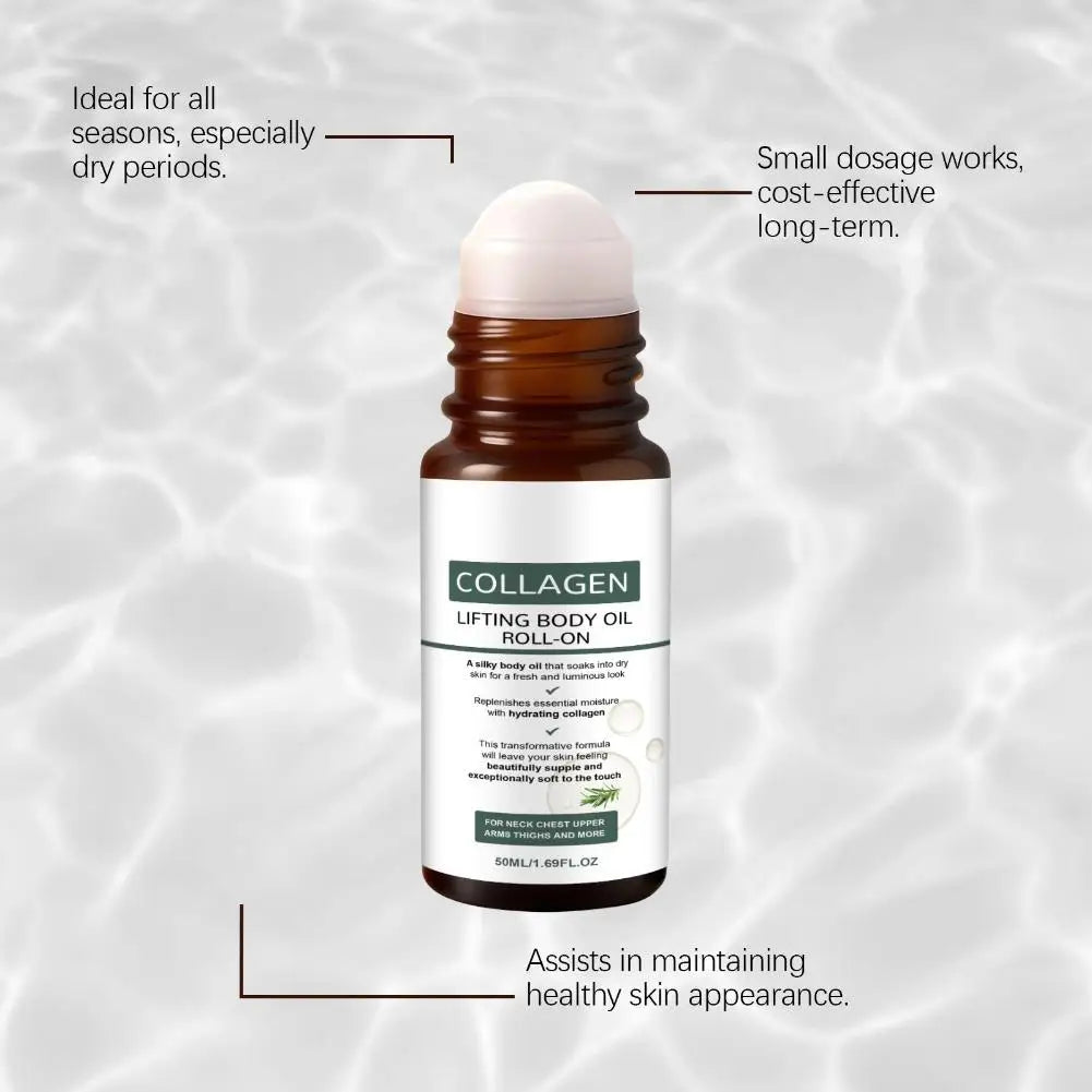 Collagen Lifting Body Oil Roll-On | Firming & Fragrance 50ml