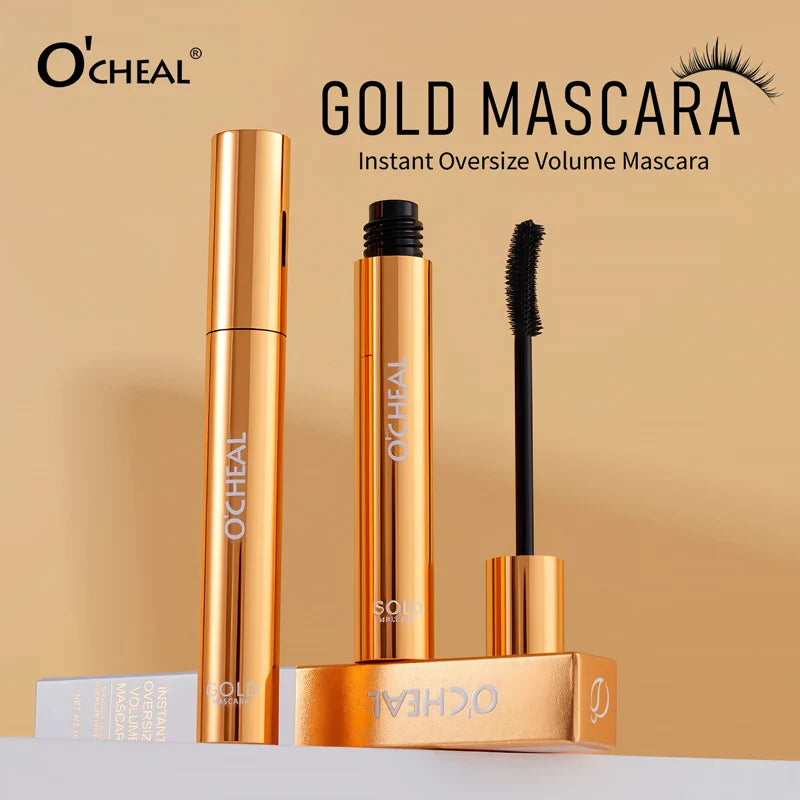 O'CHEAL 3D Silk Black Mascara – Volumizing, Curling & Waterproof