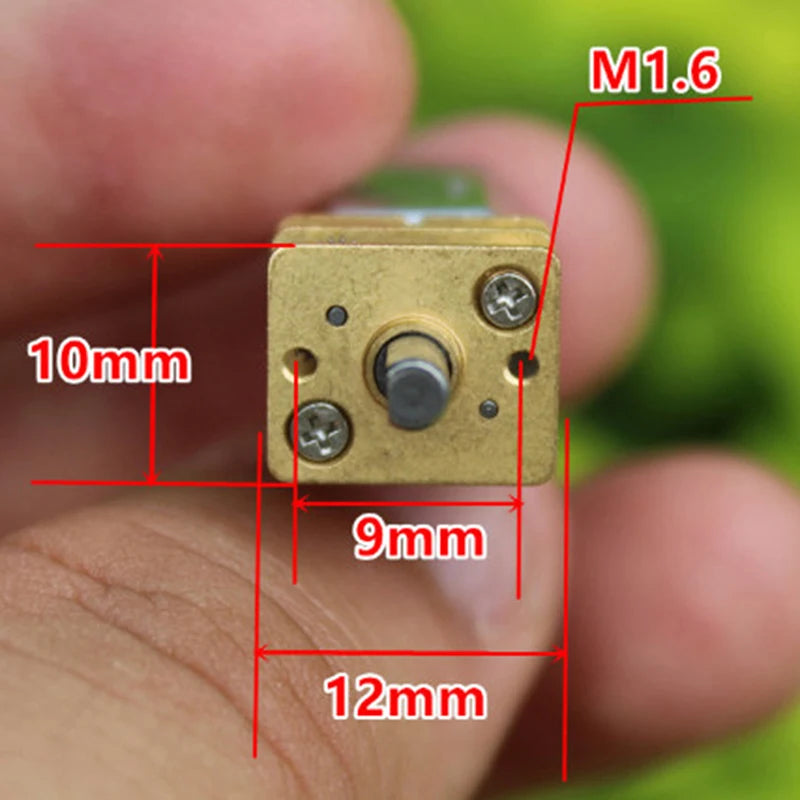 N20 Micro Gear Motor DC 3V–6V | 28–300RPM Metal Gearbox DIY Micro Gear Motor Peaceful Pleasures Health and Wellness