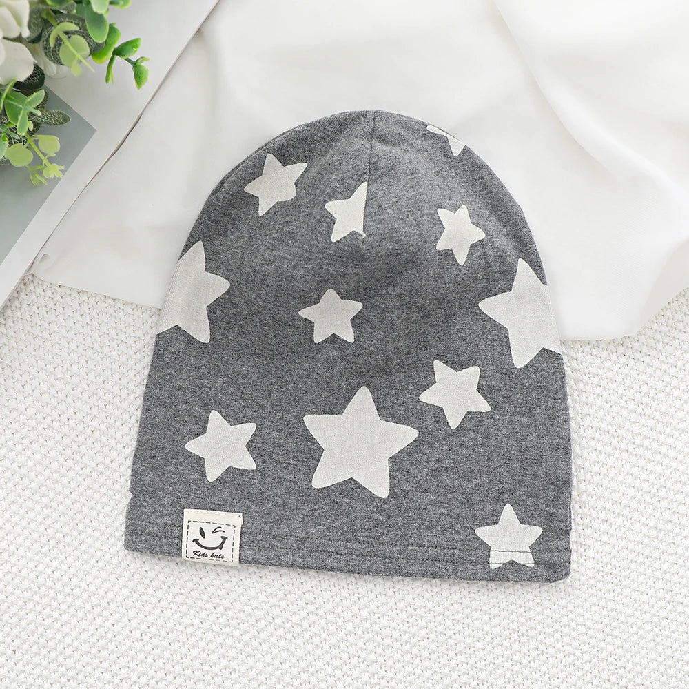 Kids Beanie Hat | Soft Cotton Spring Autumn Boys Girls Ages 1–8