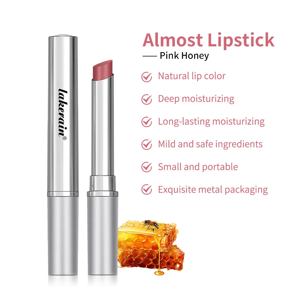 Honey Lipstick Tinted Lip Balm Lip Stain for All Skin Tones Moisturizing Nourishing Lipstick for Women Pack of Black & Pink Peaceful Pleasures Health and Wellness