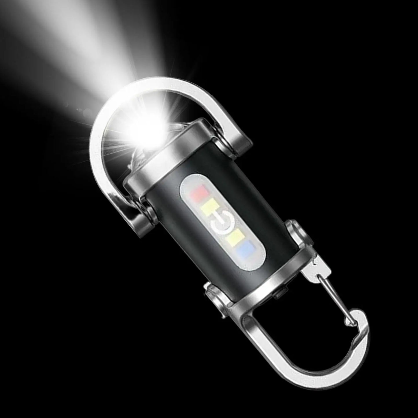 USB Rechargeable LED Keychain Flashlight – Waterproof 1600LM