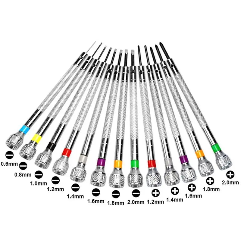 A36T-13 Pack Watch Tools Repair Screwdriver Set Parts Professional Watchmaker Watch Tools Peaceful Pleasures Health and Wellness