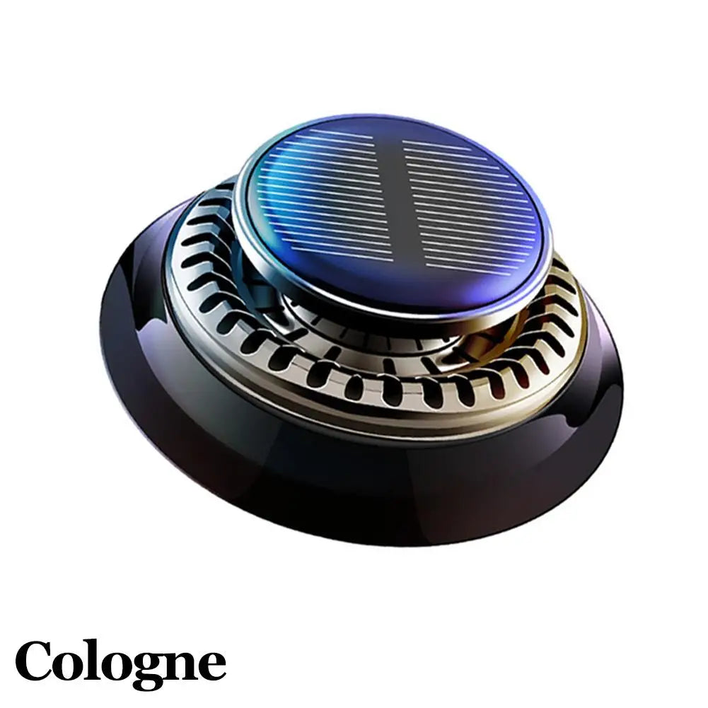 Solar Car Aromatherapy Essential Oil Levitation Automatic Rotation Fragrance Ornament Air Freshener Car Interior Decorations Peaceful Pleasures Health and Wellness Cologne