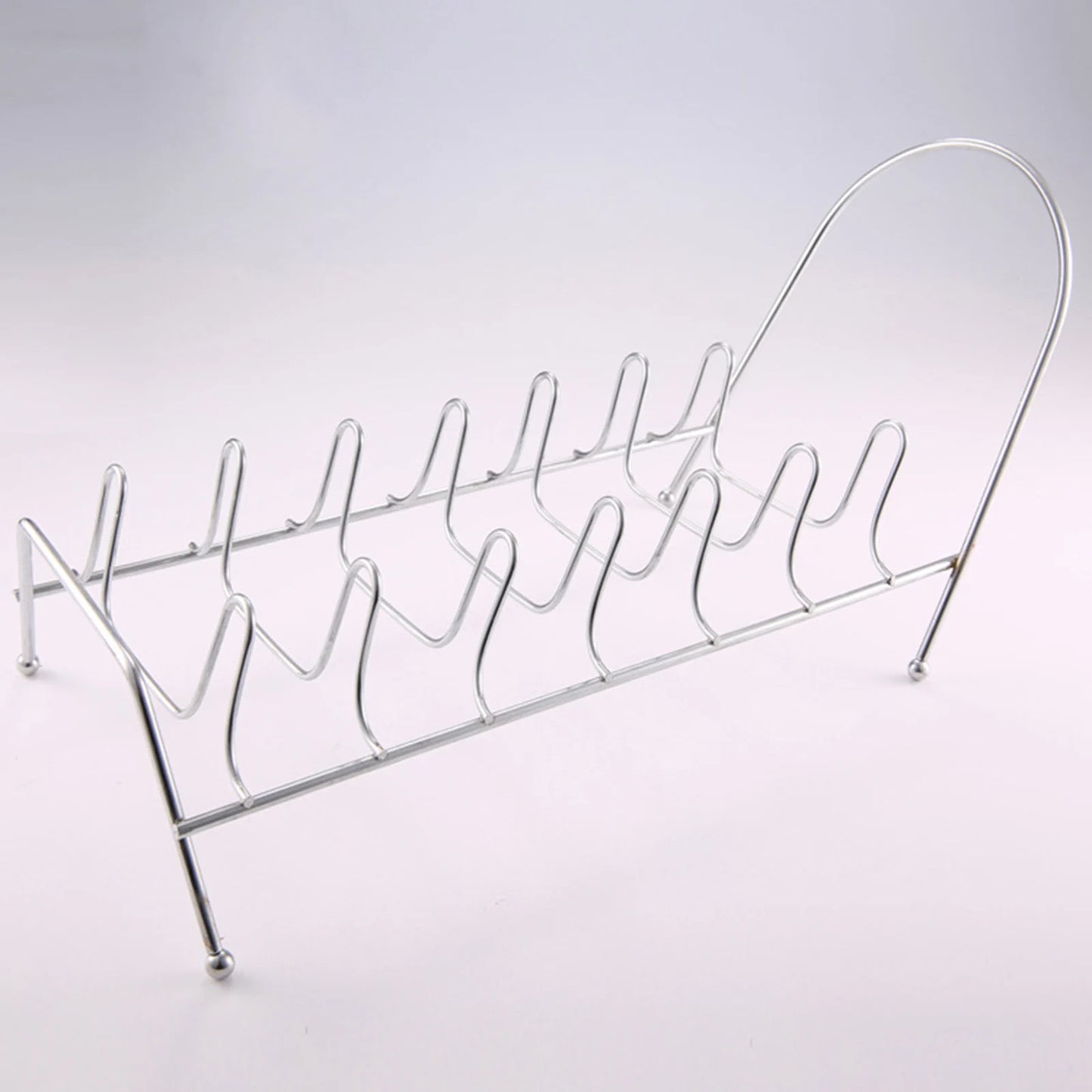 Kitchen Countertop Dishes Dry Shelf Simple Design Space Saving Storage Rack Suitable for Keep Plates Neatly Stored Peaceful Pleasures Health and Wellness