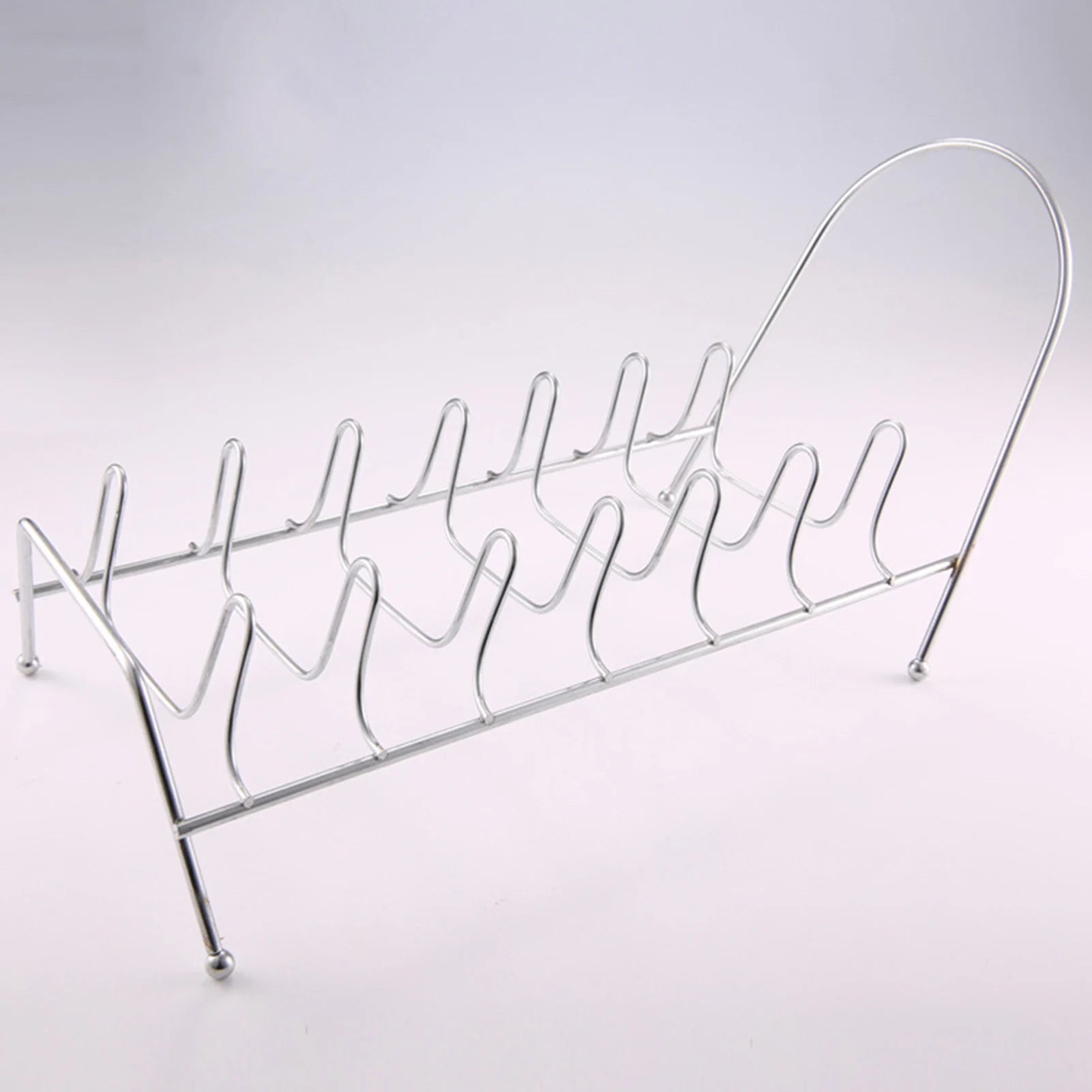 Kitchen Countertop Dishes Dry Shelf Simple Design Space Saving Storage Rack Suitable for Keep Plates Neatly Stored Peaceful Pleasures Health and Wellness