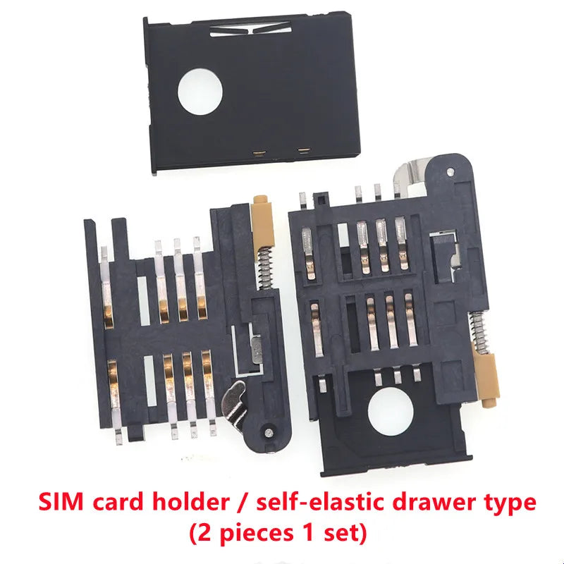 10pcs SD/Mini/TF/SIM/Nano/Micro Card Holder Card Slot Size Long and Short Body with Self Elastic Flip Cover Peaceful Pleasures Health and Wellness