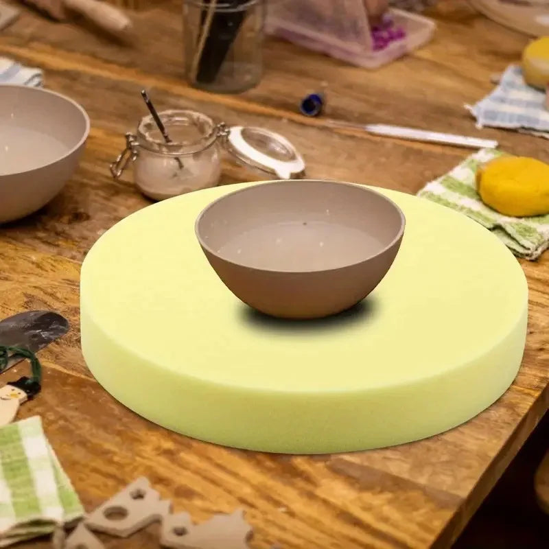 Pottery Table Runner Round Sponge for Pottery Ceramics Clay Comfortable Design Elastic Painting Drawing Sponge Crafts Tools Peaceful Pleasures Health and Wellness