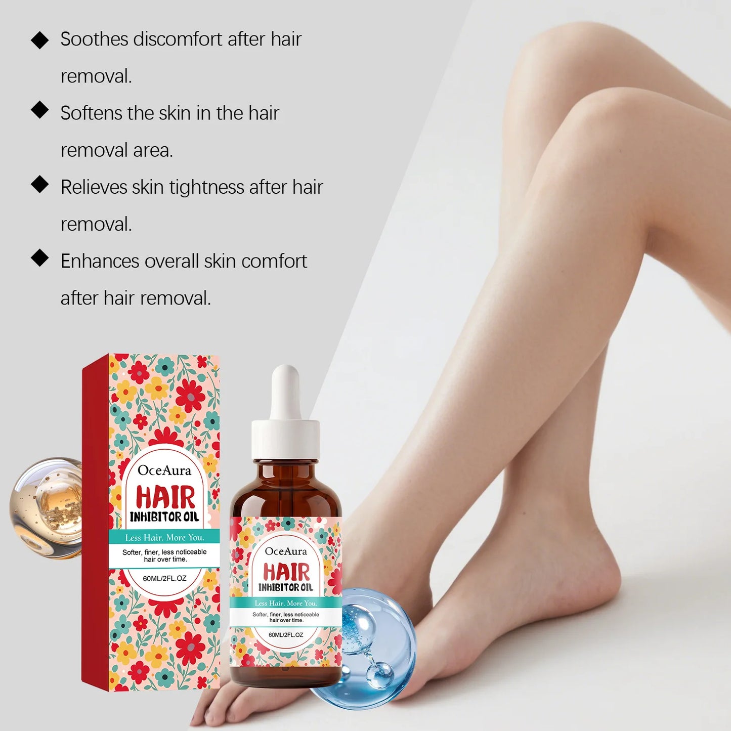 OceAura After Hair Removal Soothing Essential Oil 60ml