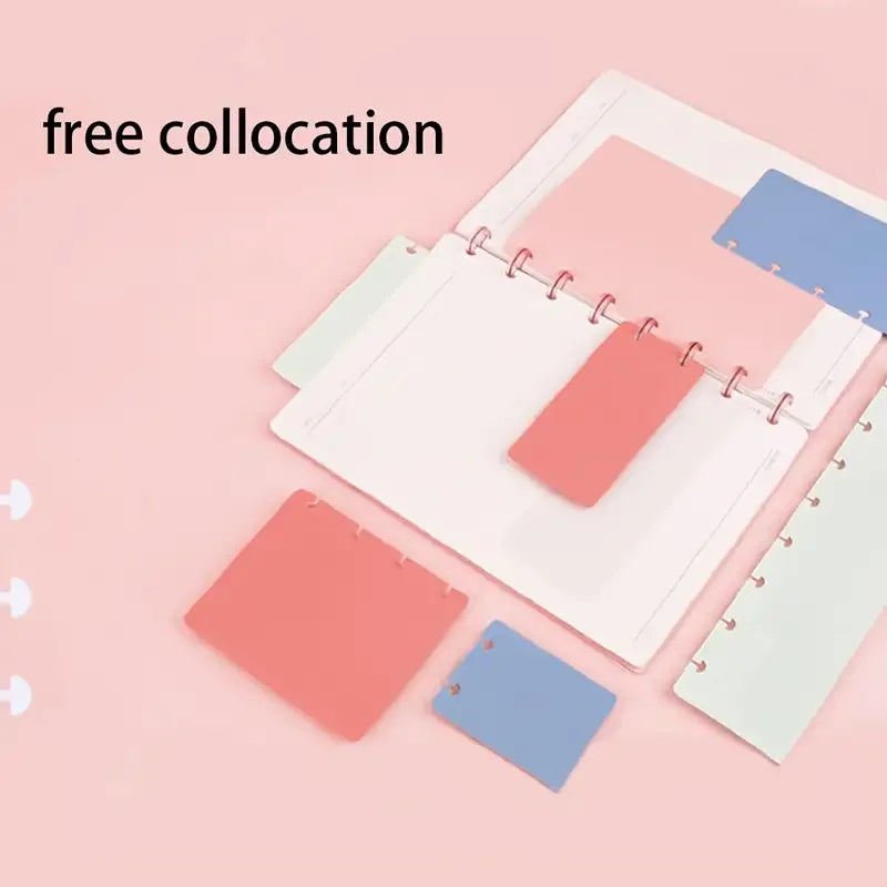 1PCPortable Mushroom Hole Puncher Loose-leaf Students Stationery Disc