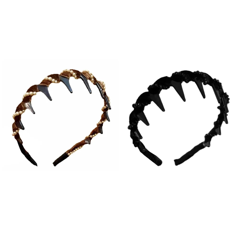 Velvet Sparkling Diamond Hairband for Women – Anti-Slip Hair Hoop Headband Peaceful Pleasures Health and Wellness